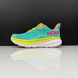 Hoka ONE ONE Clifton 9 รองเท้าผ้าใบลําลอง ระบายอากาศ เหมาะกับการวิ่ง เล่นกีฬา แฟชั่นสําหรับผู้ชาย ผู้หญิง hqaexl22 728