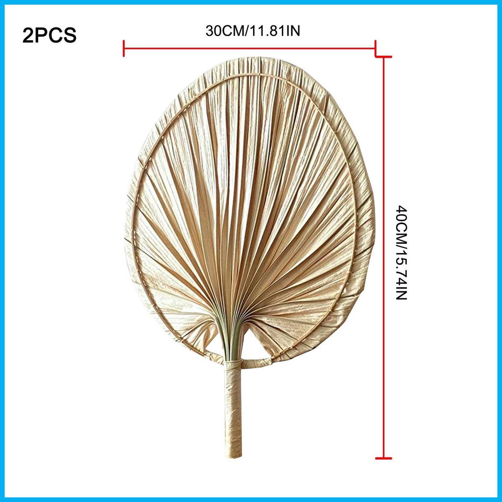 พัดฟางสานมือ-ลายใบปาล์ม-2-ชิ้น-สําหรับฤดูร้อน