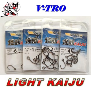 ตัวเบ็ด V-TRO LIGHT KAIJU เบ็ดทางเดียว สำหรับติดกับเหยื่อปลอม งานยูแอล