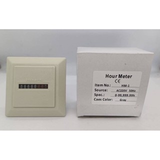 คุ้มมาก SPECIFICATION: HM-1   CE certificated Hours Run Panel Meter with Frequency of 50 or 6ime count ในไทย