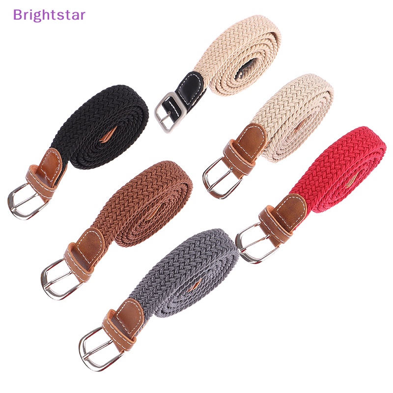 brightstar-1-ชิ้น-เข็มขัดแฟชั่น-ผ้าใบทอ-หัวเข็มขัดโลหะ-ผู้ชาย-ผู้หญิง-ยืดหยุ่น-เข็มขัดถัก-ไม่ต้องเจาะ-ใหม่