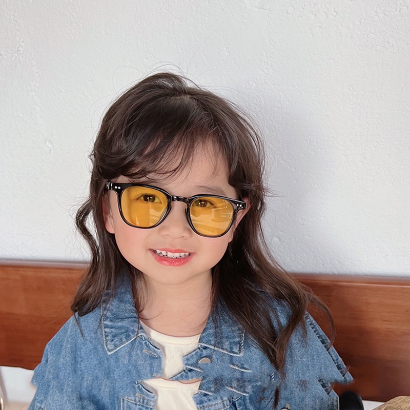 แว่นตากันแดด-เลนส์สี-ป้องกันแสงแดด-เหมาะกับใส่กลางแจ้ง-แฟชั่นสําหรับเด็กผู้ชาย-และเด็กผู้หญิง