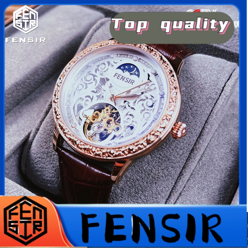 fensir-fensir-พร้อมส่ง-นาฬิกาข้อมืออัตโนมัติ-ฉลุลาย-สําหรับผู้ชาย