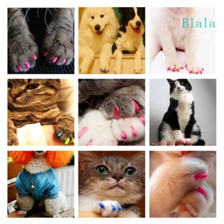 Blala หลายขนาด นุ่ม แมว เล็บ หมวก อุ้งเท้าแมว กรงเล็บสัตว์เลี้ยง ป้องกันเล็บแมว เล็บสัตว์เลี้ยง ป้องกันแมว สัตว์เลี้ยง ผลิตภัณฑ์