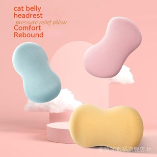 Car headrest car neck pillow car waist back memory cotton seat neck pillow driving cushion cute seat cushion XXUN