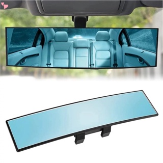 กระจกมองหลัง มุมกว้าง 11.8 นิ้ว ป้องกันแสงสะท้อน HD แบบคลิปหนีบ ได้มาตรฐาน สําหรับรถยนต์ รถบรรทุก