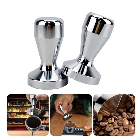 tamper-แทมเปอร์-แทมเปอร์กดกาแฟ-stainless-steel-coffee-tamper-ที่บดอัดกาแฟ-ที่กดกาแฟ-เครื่องมือชงกาแฟ-ที่กดกาแฟสแตนเลส