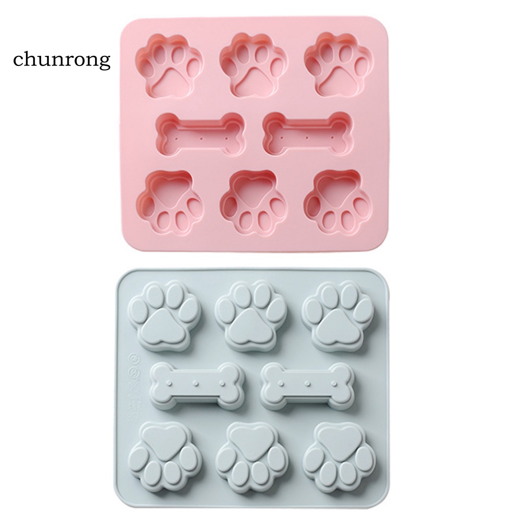 chunrong-แม่พิมพ์ซิลิโคน-แบบนิ่ม-รูปอุ้งเท้าแมว-3d-ไม่เหนียวติด-ใช้ซ้ําได้-เกรดอาหาร-สําหรับทําเบเกอรี่-ขนมหวาน-diy