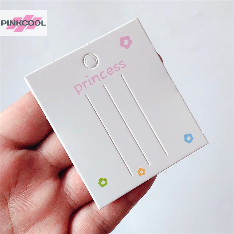 pinkcool-ขายดี-กิ๊บกระดาษเปล่า-สําหรับใส่กิ๊บติดผม-เครื่องประดับแฟชั่น-50-ชิ้น