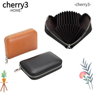 Cherry3 กระเป๋าสตางค์หนัง RFID 12 ช่อง อเนกประสงค์ กันขโมย หรูหรา สําหรับผู้ชาย และผู้หญิง