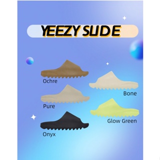 สินค้าลิขสิทธิ์แท้ ADIDAS รองเท้า Adidas Yeezy Slide Ochre/Bone/Pure/Onyx/Glow Green&lt;GW1931/FZ5897/GW1934/HQ6448/HQ6447&gt;