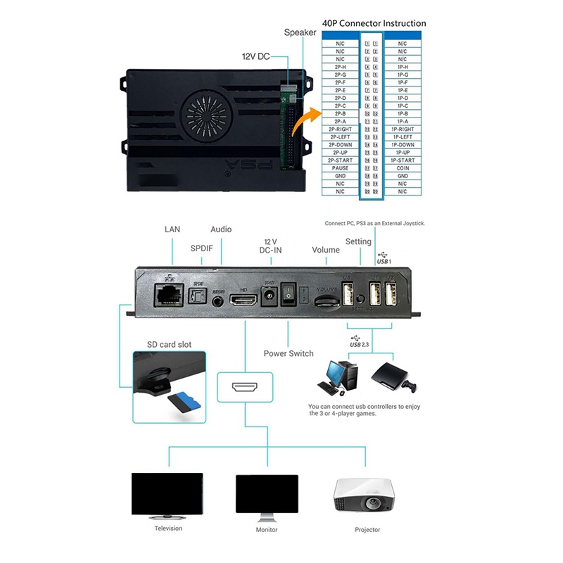 ปุ่มกดสวิตช์จอยสติ๊ก-8-ทาง-8000-in-1-แบบเปลี่ยน-สําหรับ-3d-pandora-saga-box-ex2-2-8-มม-1-ชิ้น