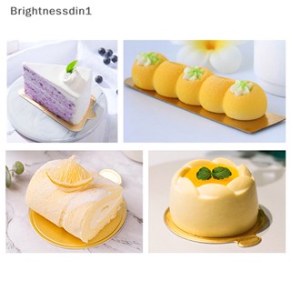 [Brightnessdin1] ถาดกระดาษแข็ง ขนาดเล็ก สําหรับวางคัพเค้ก ขนมหวาน 100 ชิ้น ต่อแพ็ก