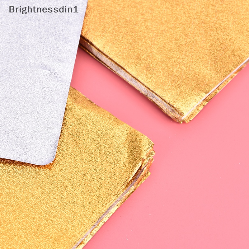 brightnessdin1-กระดาษฟอยล์อลูมิเนียม-สีทอง-สําหรับห่อช็อคโกแลต-คุกกี้-100-ชิ้น-ต่อแพ็ค
