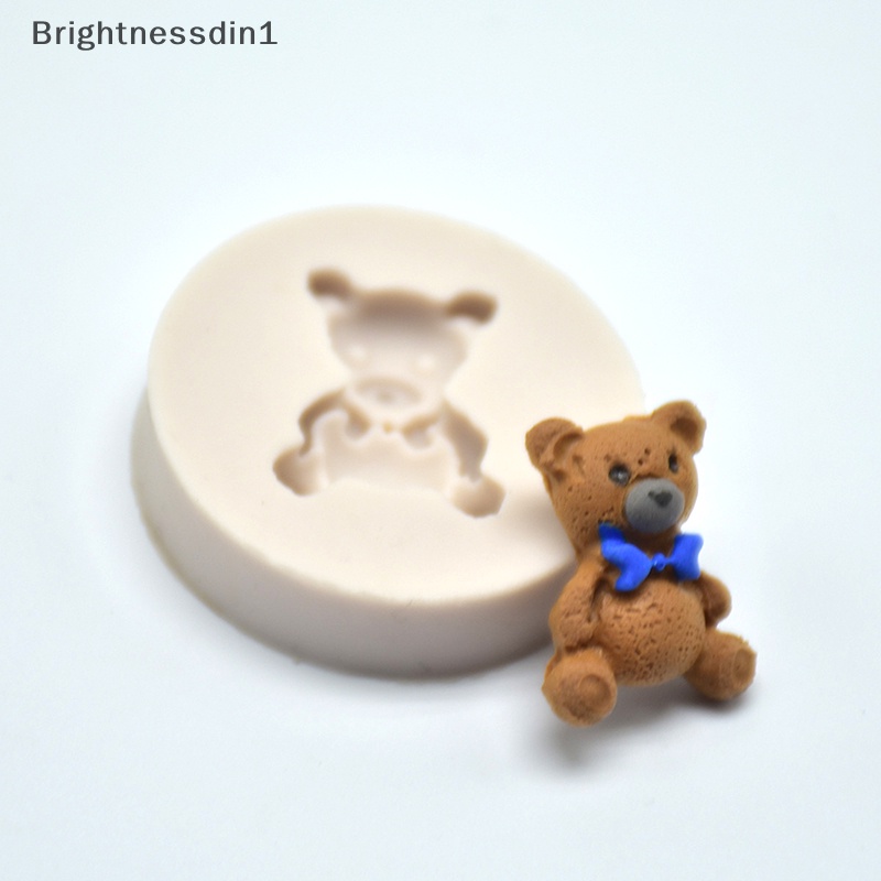 brightnessdin1-แม่พิมพ์ซิลิโคน-รูปหมี-สําหรับทําช็อคโกแลต-ฟองดองท์-ตกแต่งเค้ก-1-ชิ้น