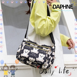 Daphne กระเป๋าสะพายไหล่ กระเป๋าถือ กันน้ํา ความจุขนาดใหญ่ สําหรับคุณแม่