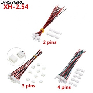 【DAISYG】Connectors Electronics FS JST Socket XH2.54mm 10 Sets 2/3/4 Pin Durable