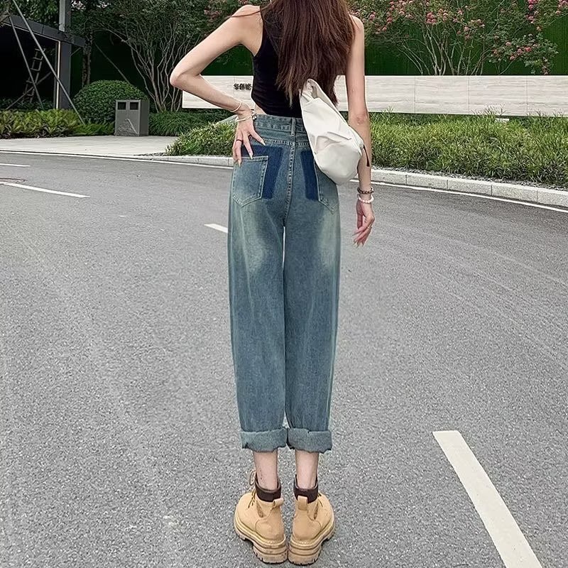 solenne-กางเกงขายาว-กางเกงยีสน์ผู้หญิง-ทรงหลวม-ๆ-ตรง-retro-hip-hop-pants-2023-new-style-chic-fashion-สวย-รุ่นใหม่-a97l82q-36z230909