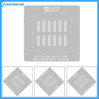 Ev แผ่นแม่แบบตาข่าย ลายฉลุ สําหรับ GPU BGA DDR6 BGA180