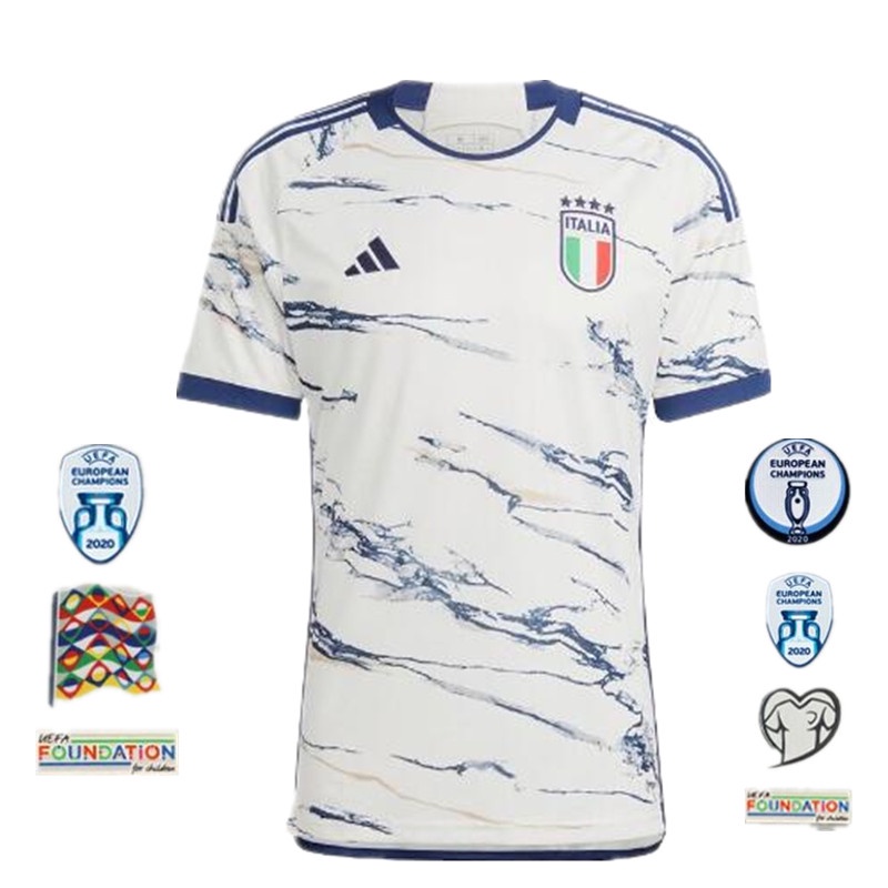 เสื้อกีฬาแขนสั้น-ลายทีมชาติอิตาลี-jersey-2023-24-european-cup-italy-away-1-1-คุณภาพดี