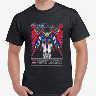 [Ready Stock XS-8XL] Gundam Destiny Short Sleeve Casual Graphic Tees- Gildan Premium 100% Cotton_01