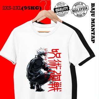 JUJUTSU KAISEN JAPANESE MANGA BAJU TSHIRT PEREMPUAN LELAKI WOMEN MEN LENGAN PENDEK UNISEX MURAH COTTON PLUS SIZE 2X_03