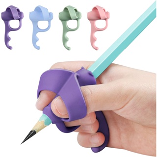 ที่จับดินสอ 5 นิ้ว 1 คู่ สําหรับเด็กก่อนวัยเรียน ที่ใส่ดินสอ ท่าทางแก้ไข การเขียน ช่วยเหลือ พร้อมกล่อง