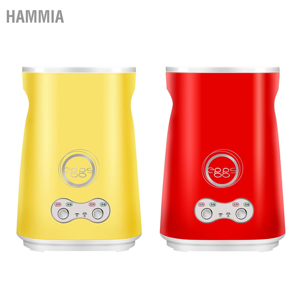 hammia-เครื่องม้วนไข่หลอดคู่มัลติฟังก์ชั่นนอนสติ๊กหม้อต้มไส้กรอกไข่อัตโนมัติสำหรับอาหารเช้า