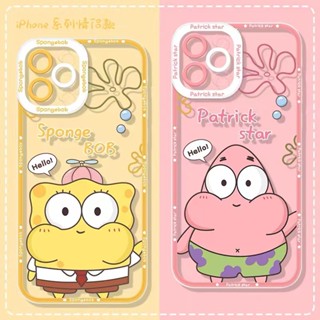 เคสโทรศัพท์มือถือแบบนิ่ม ใส กันกระแทก ลายสพันจ์บ็อบ สําหรับ case Samsung Galaxy A24 A04E A14 A33 A73 A34 A54 A74 A70 A22 A01 Note 9 10 Plus 20 S9 S10 S23 S20 FE S21 S22 Ultra