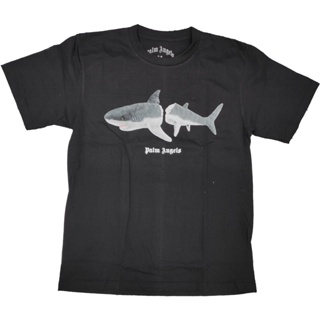 ⭐ Palm Angels ⭐ เสื้อยืด คอกลม แขนสั้น แฟชั่น หมี ปาล์ม แองเจิ้ล ฉลาม ตัวขาด kill the shark bear unisex