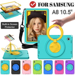 เคส EVA พร้อมสายคล้องไหล่ กันกระแทก สําหรับ Samsung Galaxy Tab A8 10.5 นิ้ว 2021 2022 X200 X205 X207