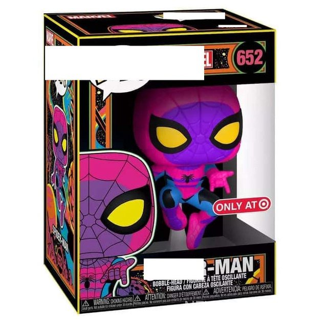 funko-ฟิกเกอร์-spider-man-marvel-spider-man-3-heroes-no-return-black-gold-suit-lkna