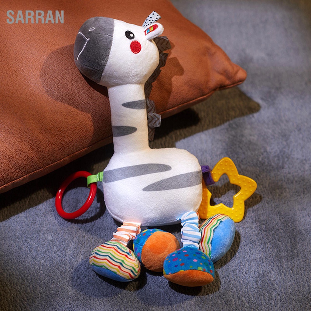 sarran-ตุ๊กตาสัตว์-แบบเขย่าแล้วมีเสียง-สําหรับแขวนรถเข็นเด็ก