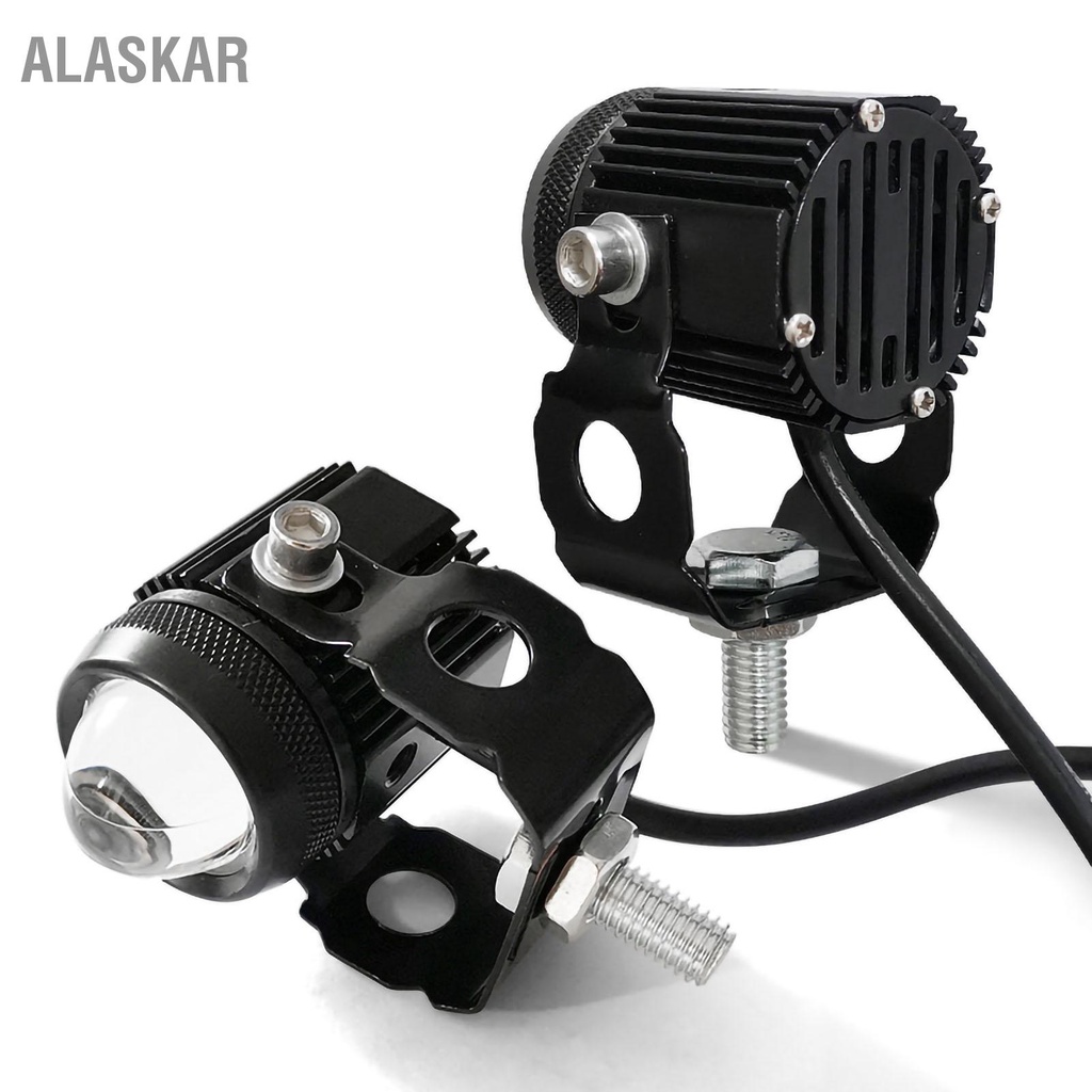 alaskar-รถจักรยานยนต์-led-สปอร์ตไลท์-ไฟคู่สี-ไฟต่ำ-ไฟสูง-super-bright-โคมไฟกันน้ำ-12-36v