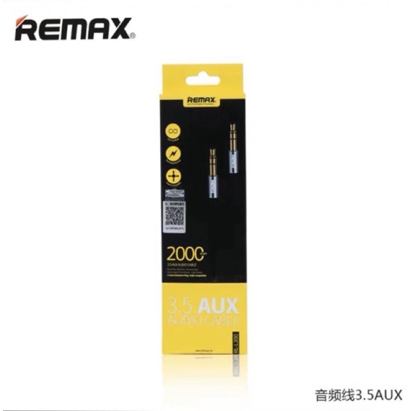 remax-aux-audio-3-5-สายยาว-1m-2m-ของแท้100