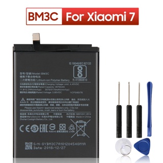 BM3C เปลี่ยนแบตเตอรี่สำหรับ Xiaomi 7 MI7โทรศัพท์แบตเตอรี่3170MAh