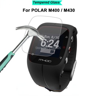 สําหรับ POLAR M400 M430 GPS Sport Smart Watch 9H ความแข็ง 2.5D บางเฉียบ แกร่งฟิล์มกระจกนิรภัยป้องกันหน้าจอ