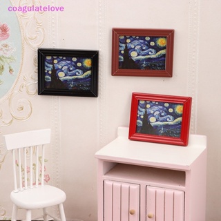 Coagulatelove รูปภาพสีน้ํามัน 1:12 สําหรับตกแต่งบ้านตุ๊กตา [ขายดี]