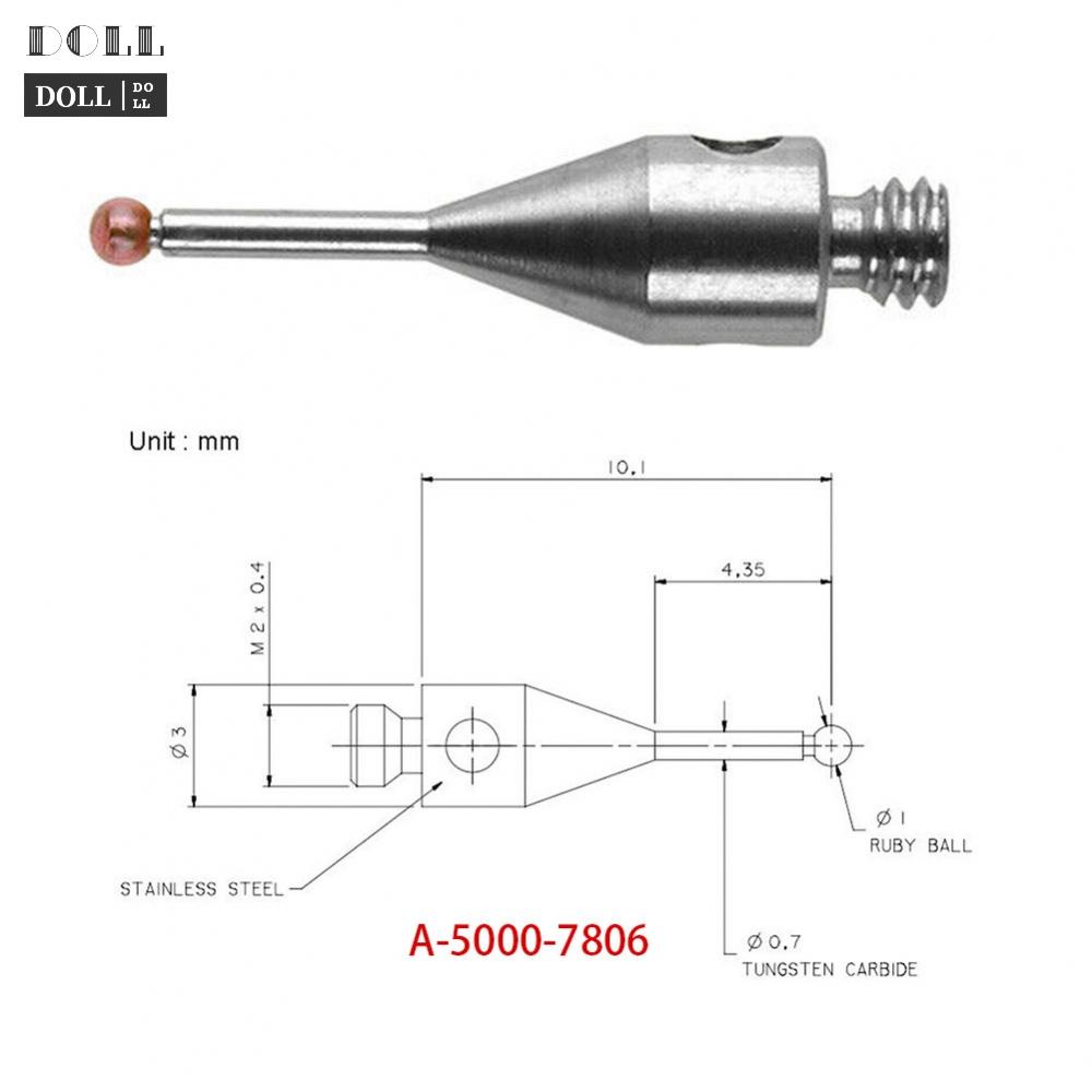2023-touch-probe-tungsten-carbide-rod-10mm-long-1mm-a-5000-7806-cmm-long-life