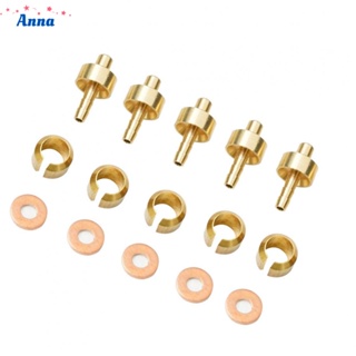 【Anna】5 Sets Olive Oil Naald Head Kit Five Line Accessories Part For Hope Hose Insert