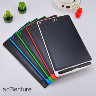 Adven แท็บเล็ตเขียน Lcd พร้อมตัวล็อค หน้าจอสี Lcd ขนาด 8.5 10 12 นิ้ว ของเล่นเสริมการเรียนรู้ สําหรับเด็ก