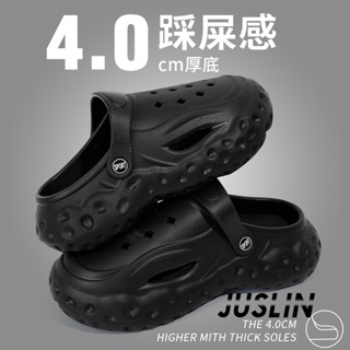 JUSLIN  รองเท้าแตะ 2023 สบายขึ้น นุ่ม พื้นหนา เพิ่มสูง รองเท้าหัวโต พิเศษ ทันสมัย ทันสมัย fashion B21H0HB 37Z230910