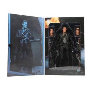 ฟิกเกอร์ Neca Movie Classic Terminator Series T-800 Arnold Boutique สี่หัว เปลี่ยนได้