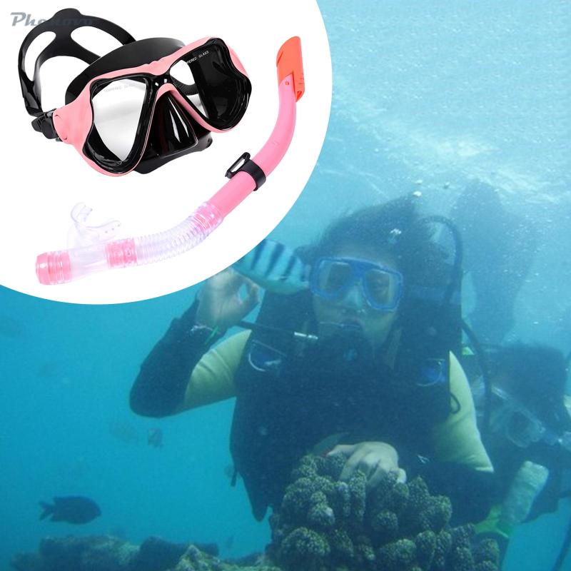 colaxi1-scuba-diving-snorkeling-swimming-mask-dry-snorkel-gear-set-for-adults-pink