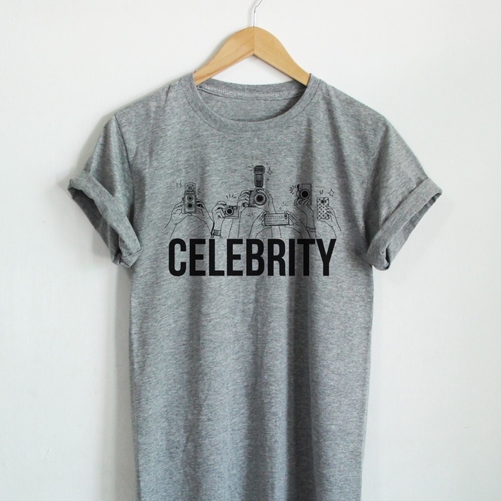 เสื้อยืดลาย-celebrity-เซเลบริตี้-เซเลบ-คนดังถูกปาปารัซซี่ถ่ายรูป-เสื้อยืดสกรีน-เสื้อตลกๆ-เสื้อวัยรุ่น