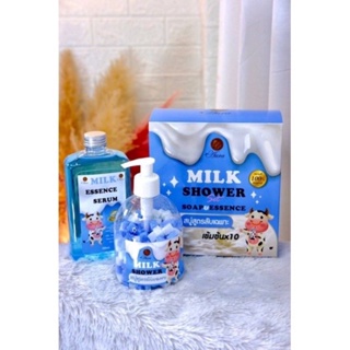 ❤️❤️ สบู่สูตรลับเฉพาะ Milk Essence Serum+Milk Shower Soap Essence
