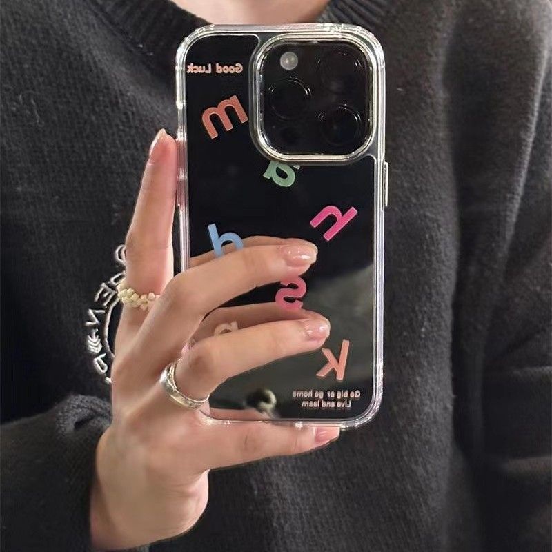 letter-makeup-mirror-phone-case-for-iphone14-11-12-13promax-7plus-trendy-xr-new-xs