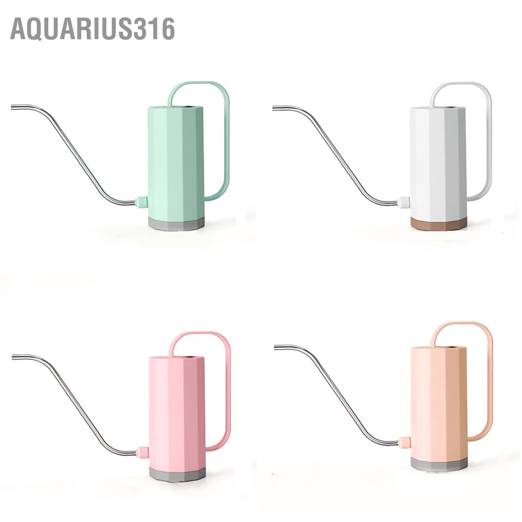 aquarius316-รดน้ำสามารถสแตนเลสพวยยาวรดน้ำต้นไม้ที่มีด้ามจับขนาดใหญ่สำหรับสวน