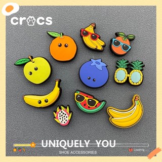 Crocs jibbitz หัวเข็มขัด ลายการ์ตูนผลไม้น่ารัก สไตล์เกาหลี สําหรับตกแต่งรองเท้า Crocs