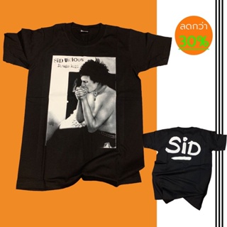 เสื้อยืดแฟชั่น เสื้อผ้าแฟชั่นผู้ชาย วัยรุ่น วงดนตรี Sid vicius drugs kill ผ้านุ่มใส่สบาย พร้อมส่ง